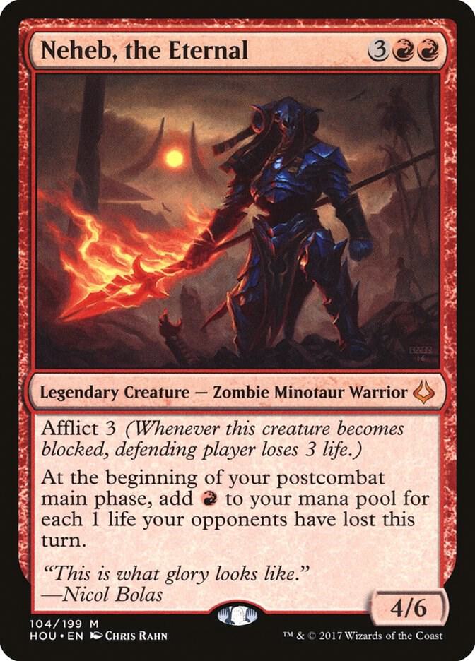 Neheb, the Eternal 104 (Hour of Devastation)  - Foil | Good Games Adelaide SA