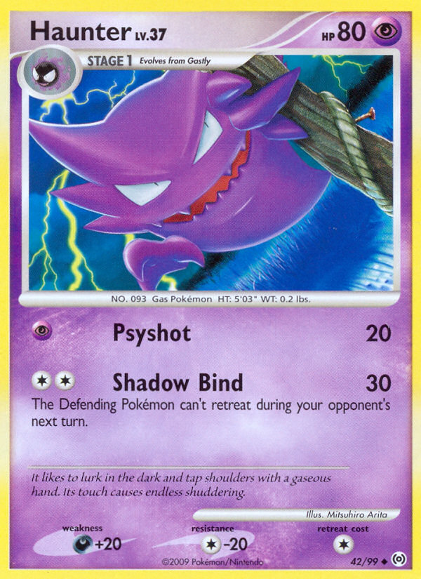 Haunter (42/99) [Platinum: Arceus] | Good Games Adelaide SA
