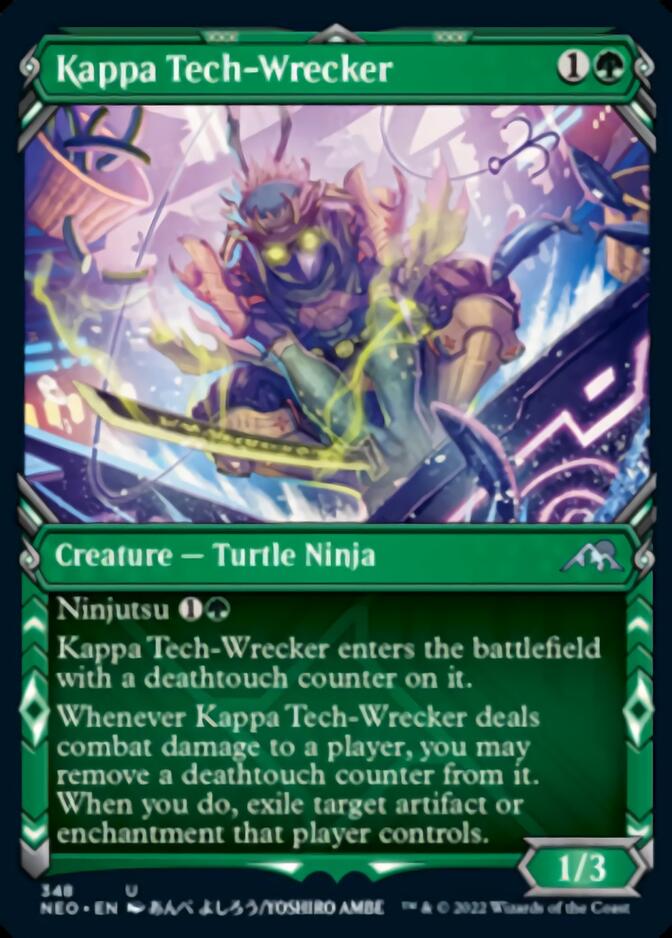 Kappa Tech-Wrecker (Showcase Ninja) [Kamigawa: Neon Dynasty] | Good Games Adelaide SA