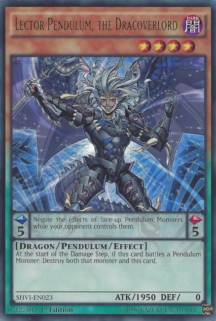 Lector Pendulum, the Dracoverlord [SHVI-EN023] Ultra Rare | Good Games Adelaide SA