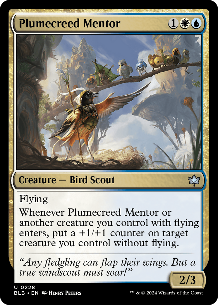 Plumecreed Mentor [Bloomburrow] | Good Games Adelaide SA