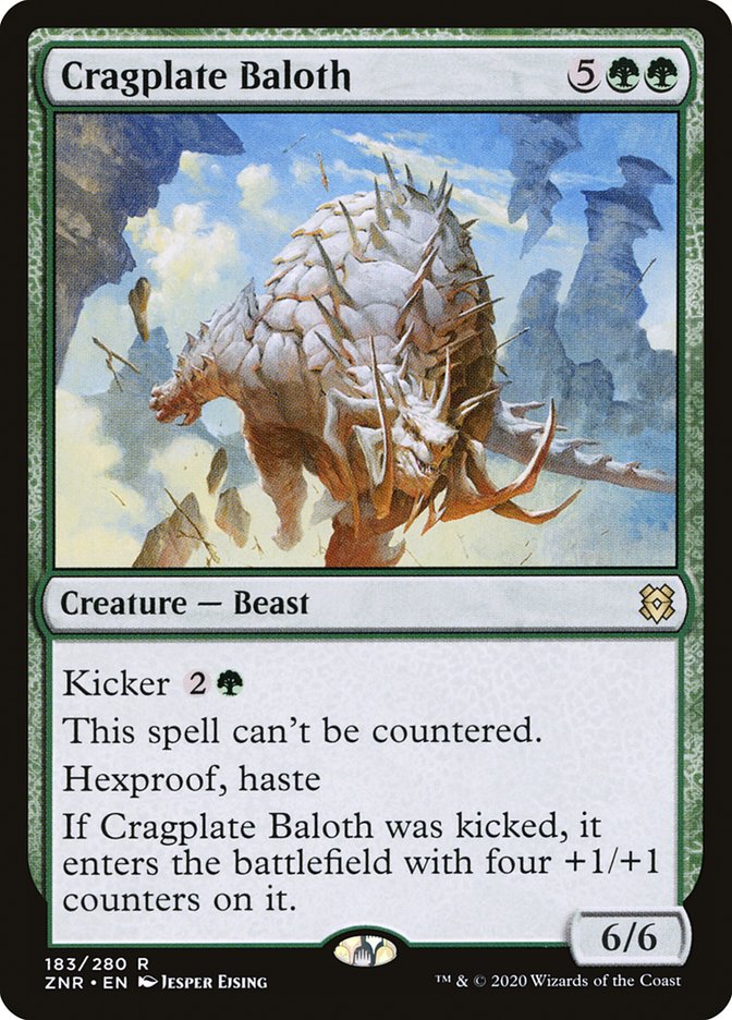 Cragplate Baloth 183 (Zendikar Rising)  | Good Games Adelaide SA