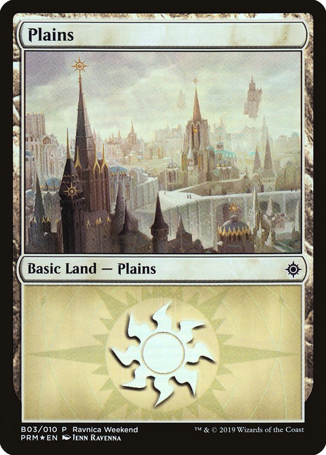 Plains (B03) [Ravnica Allegiance Guild Kit] | Good Games Adelaide SA