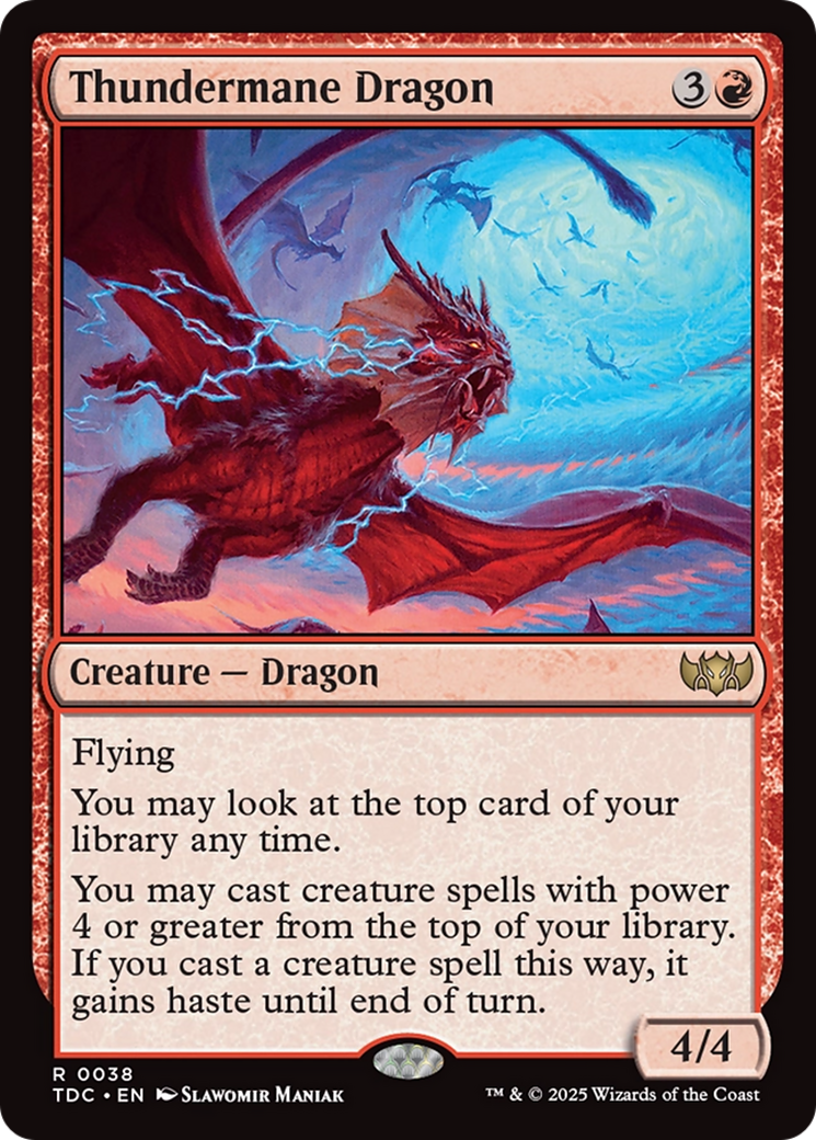 Thundermane Dragon [Tarkir: Dragonstorm Commander] | Good Games Adelaide SA
