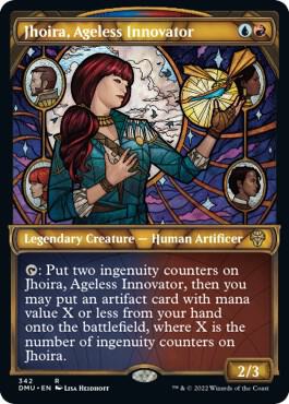 Jhoira Ageless Innovator Textured Foil 342 (Dominaria United)  - Foil | Good Games Adelaide SA