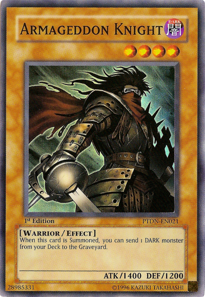 Armageddon Knight [PTDN-EN021] Super Rare | Good Games Adelaide SA