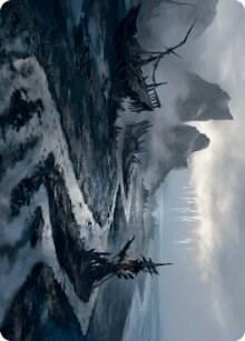 Shipwreck Marsh Art Card 75 (Art Series: Innistrad: Midnight Hunt)  | Good Games Adelaide SA