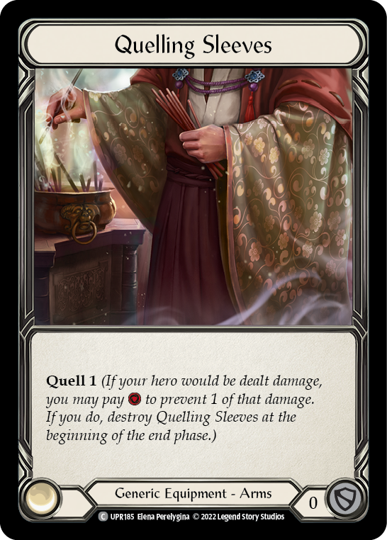 Quelling Sleeves [UPR185] (Uprising)  Cold Foil | Good Games Adelaide SA