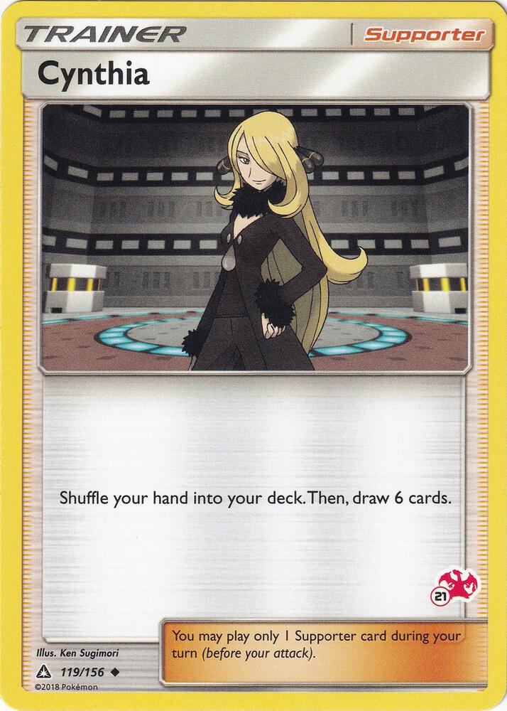 Cynthia 119 156 21 Charizard Stamped 119/156 (Battle Academy)  | Good Games Adelaide SA