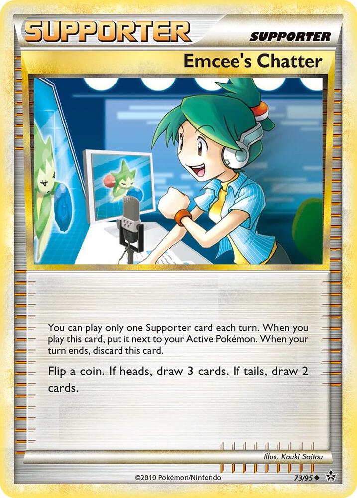 Emcee's Chatter 73/95 (Unleashed)  - Reverse Holofoil | Good Games Adelaide SA