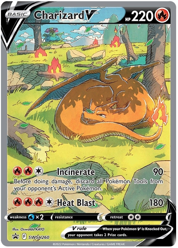 Charizard V (SWSH260) [Sword & Shield: Black Star Promos] | Good Games Adelaide SA