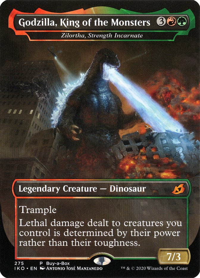 Godzilla, King of the Monsters - Zilortha, Strength Incarnate (Buy-A-Box) (Extended) [Ikoria: Lair of Behemoths] | Good Games Adelaide SA