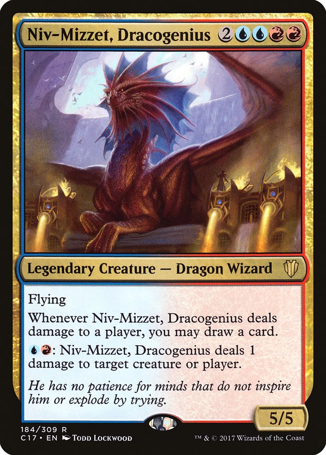 Niv-Mizzet, Dracogenius 184 (Commander 2017)  | Good Games Adelaide SA