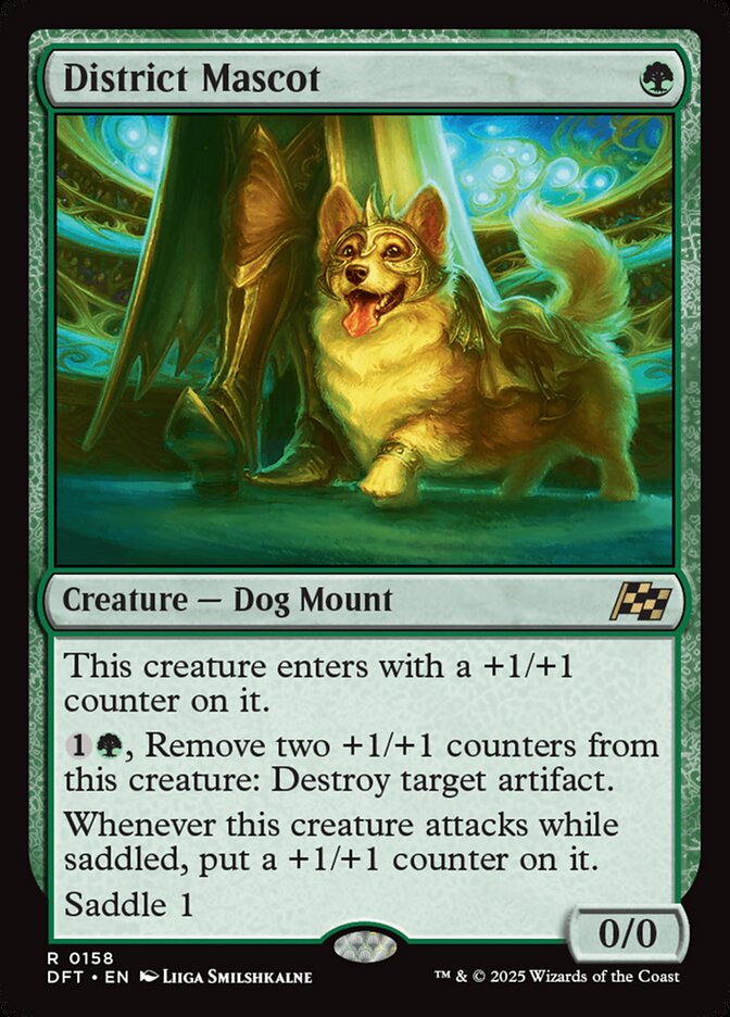 District Mascot 158 (Aetherdrift)  - Foil | Good Games Adelaide SA
