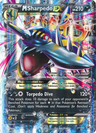 M Sharpedo EX (XY200) (Jumbo Card) [XY: Black Star Promos] | Good Games Adelaide SA
