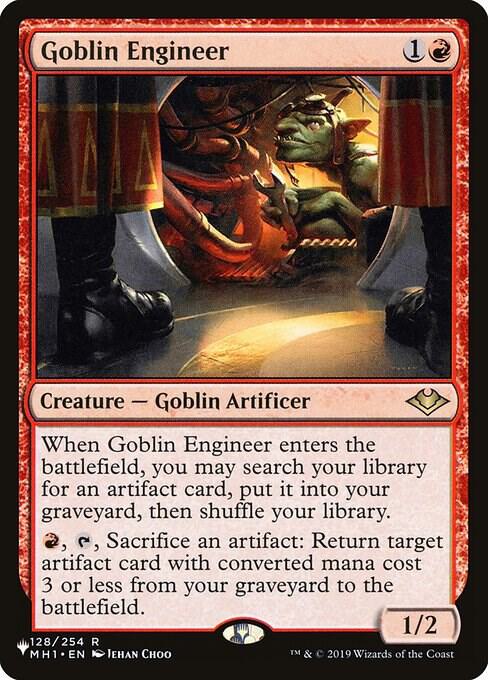 Goblin Engineer 128 (The List Reprints)  | Good Games Adelaide SA