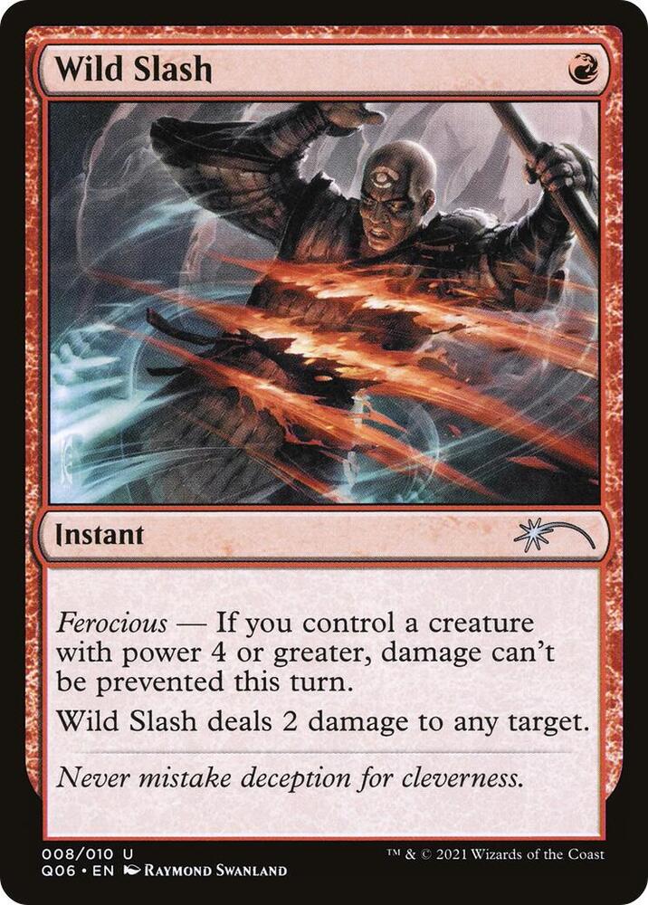 Wild Slash 8 (Unique and Miscellaneous Promos)  | Good Games Adelaide SA
