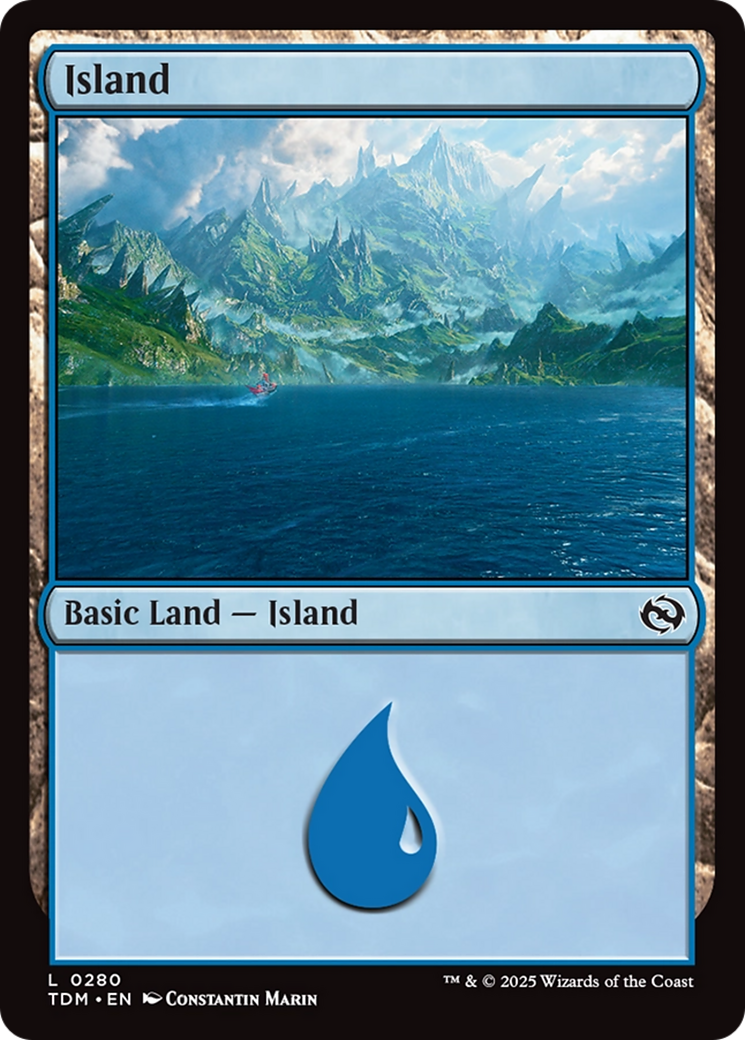 Island (0280) [Tarkir: Dragonstorm] | Good Games Adelaide SA