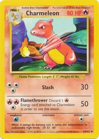 Charmeleon 024/102 (Base Set)  - Unlimited Normal | Good Games Adelaide SA