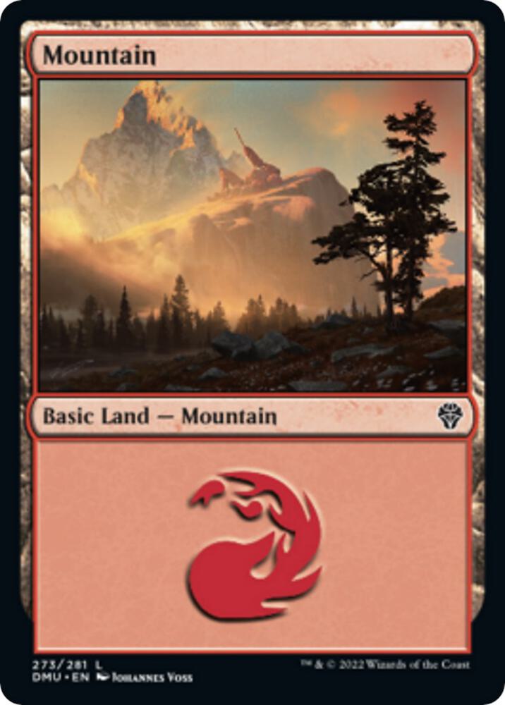 Mountain 273 273 (Dominaria United)  - Foil | Good Games Adelaide SA