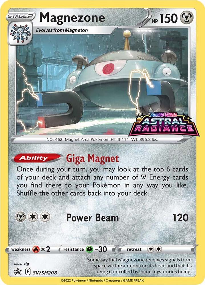 Magnezone SWSH208 (SWSH: Sword & Shield Promo Cards)  - Holofoil | Good Games Adelaide SA