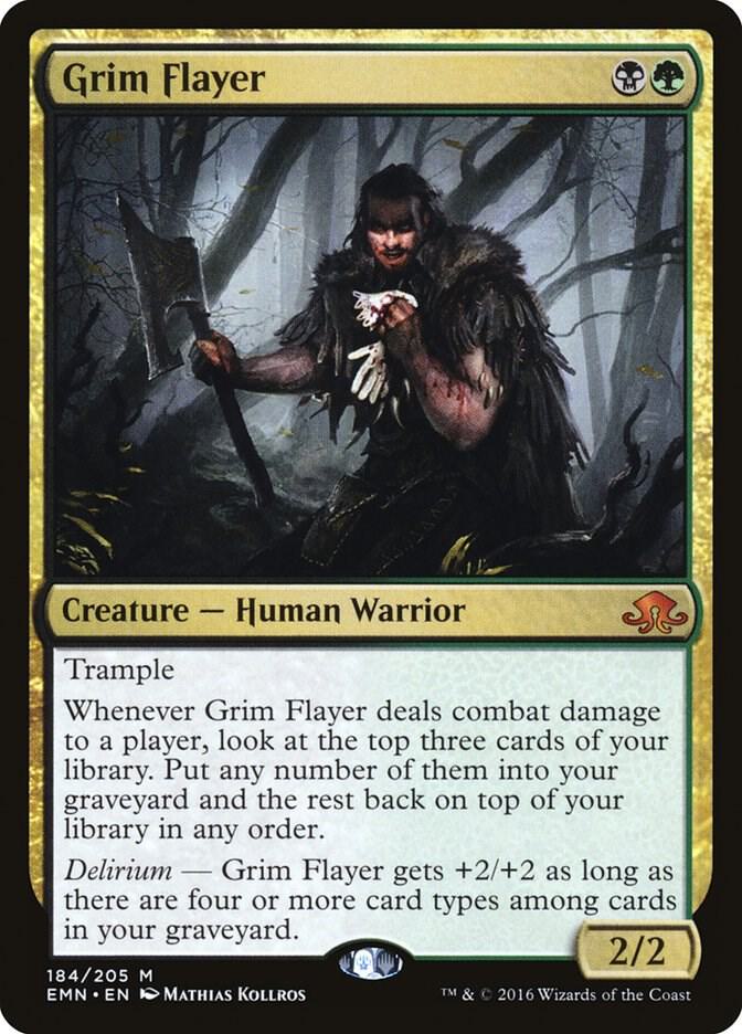 Grim Flayer 184 (Eldritch Moon)  - Foil | Good Games Adelaide SA