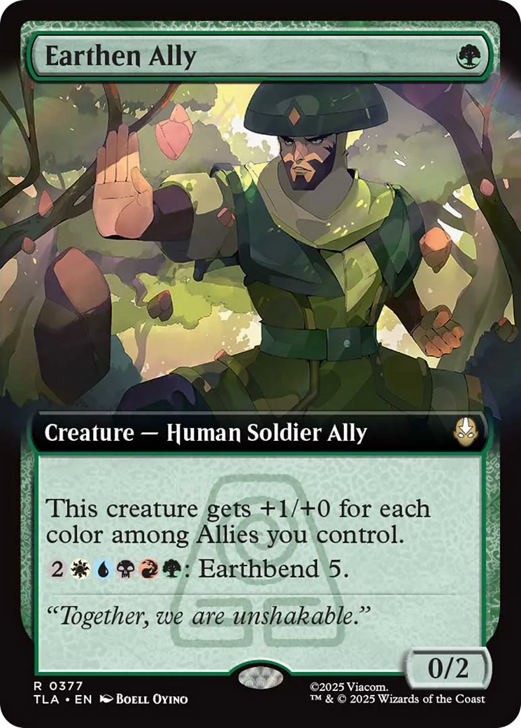 Earthen Ally (Extended Art) [Avatar: The Last Airbender] | Good Games Adelaide SA