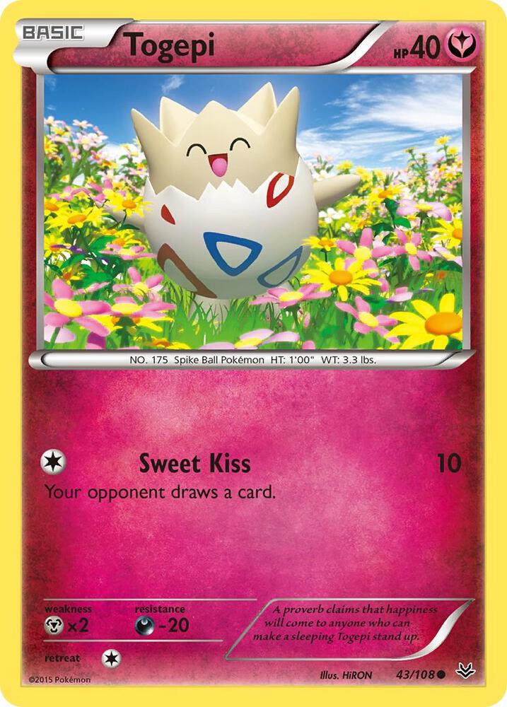 Togepi 43/108 (XY - Roaring Skies)  | Good Games Adelaide SA