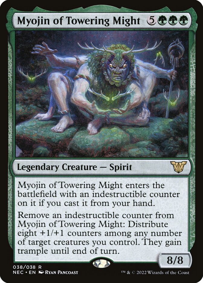 Myojin of Towering Might 38 (Commander: Kamigawa: Neon Dynasty)  - Foil | Good Games Adelaide SA