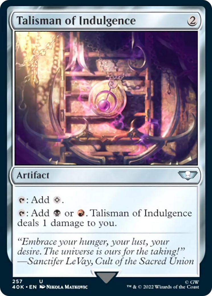 Talisman of Indulgence [Universes Beyond: Warhammer 40,000] | Good Games Adelaide SA