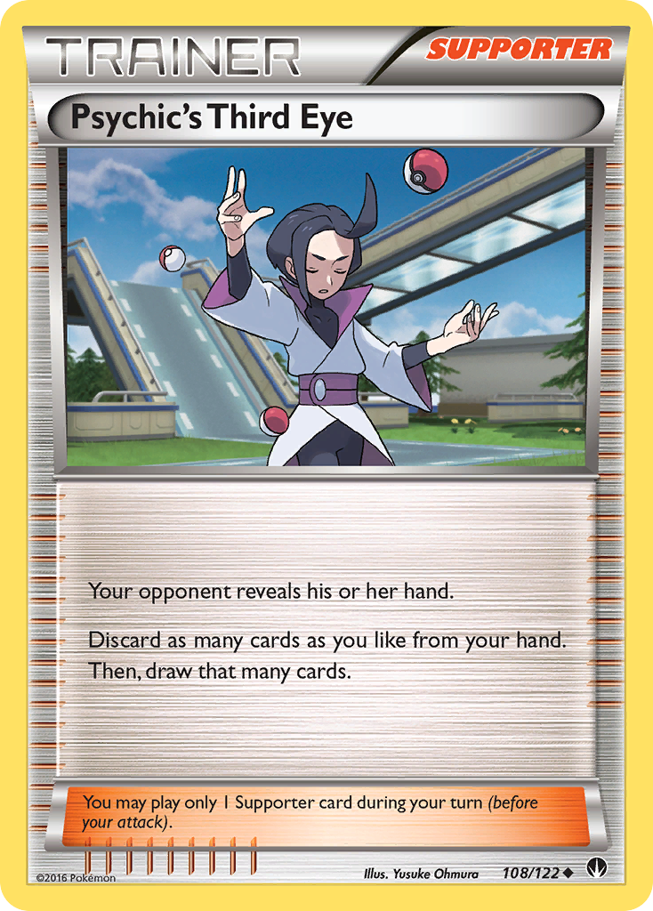 Psychic's Third Eye (108/122) [XY: BREAKpoint] | Good Games Adelaide SA