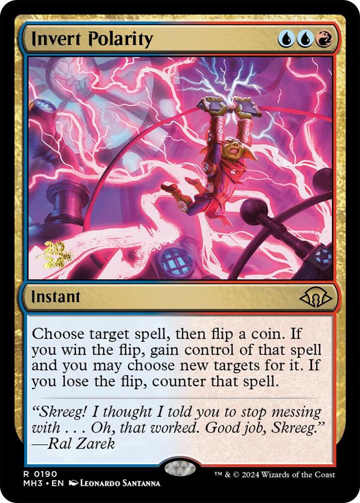 Invert Polarity 190 (Prerelease Cards)  - Foil | Good Games Adelaide SA