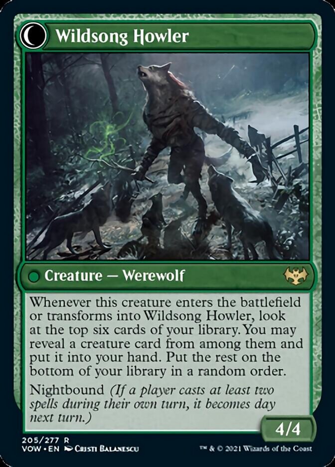 Howlpack Piper // Wildsong Howler [Innistrad: Crimson Vow] | Good Games Adelaide SA