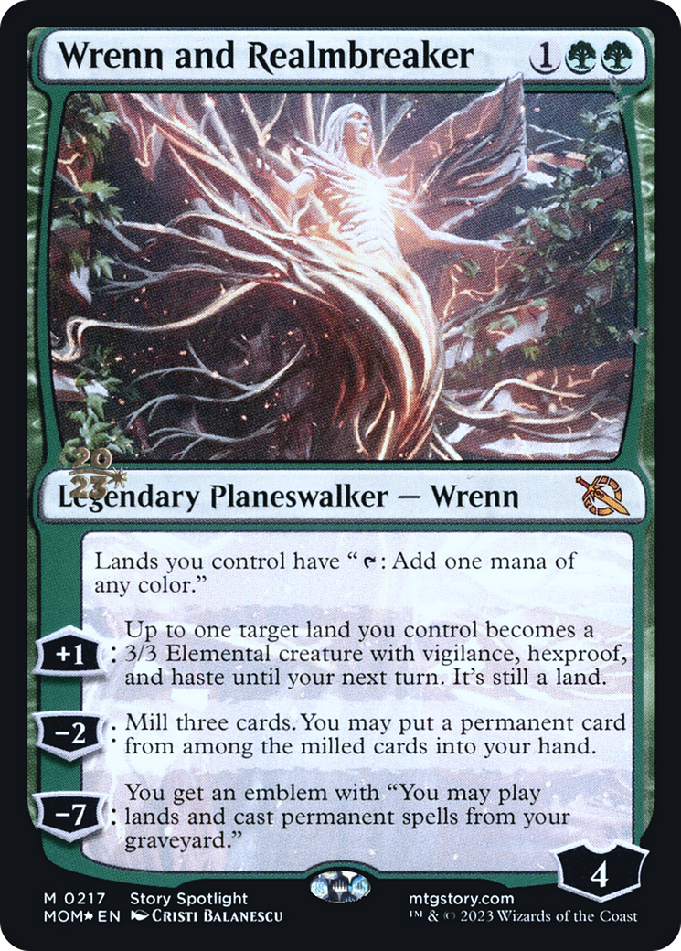 Wrenn and Realmbreaker [March of the Machine Prerelease Promos] | Good Games Adelaide SA