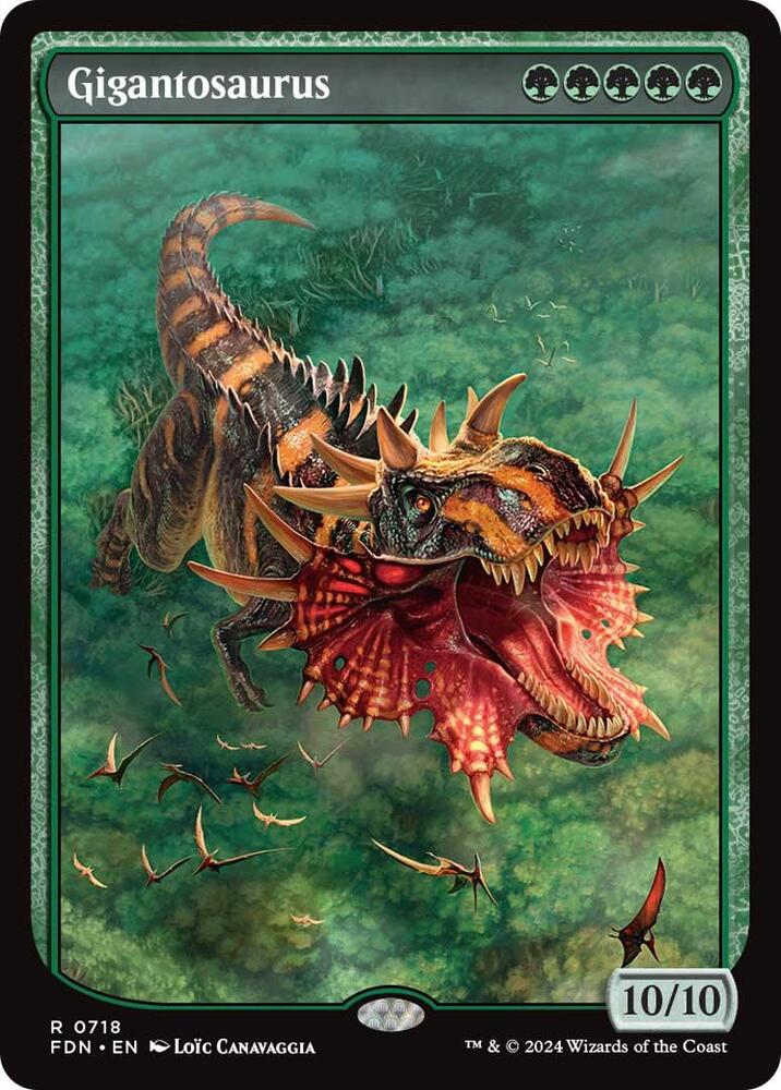 Gigantosaurus 718 (Foundations)  - Foil | Good Games Adelaide SA