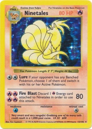 Ninetales (12/102) [Base Set Shadowless Unlimited] | Good Games Adelaide SA