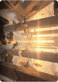 Skyclave Basilica Art Card [Zendikar Rising Art Series] | Good Games Adelaide SA