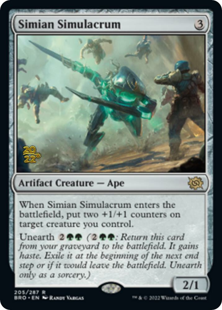 Simian Simulacrum 205 (Prerelease Cards)  - Foil | Good Games Adelaide SA