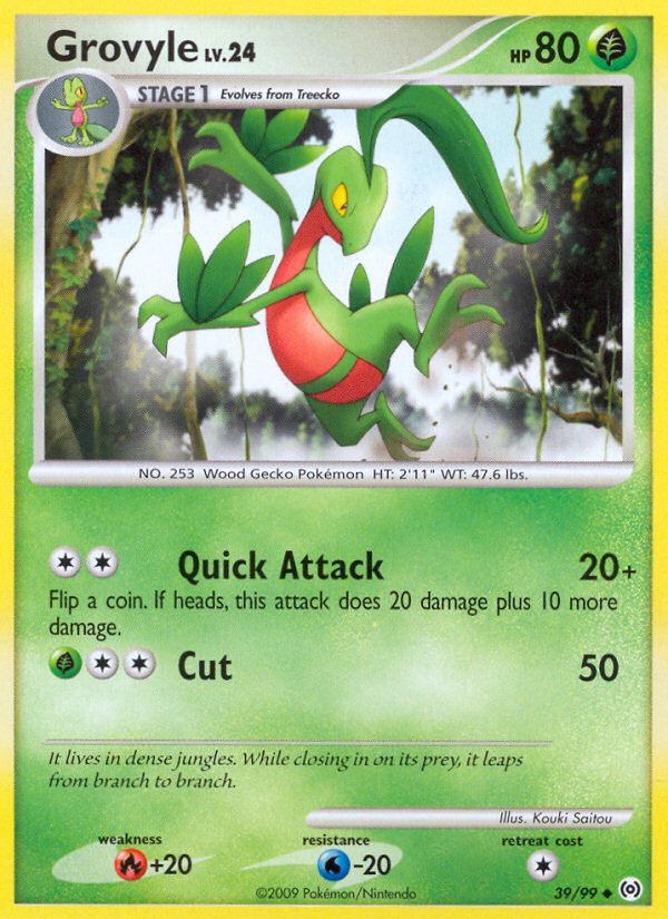 Grovyle (39/99) [Platinum: Arceus] | Good Games Adelaide SA