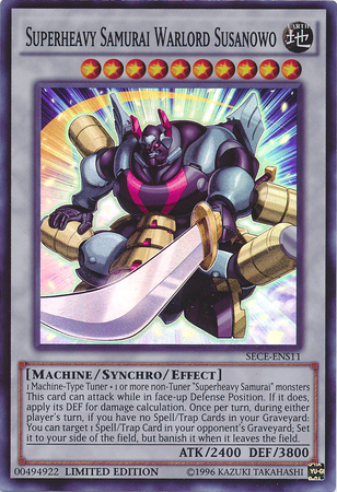 Superheavy Samurai Warlord Susanowo [SECE-ENS11] Super Rare | Good Games Adelaide SA