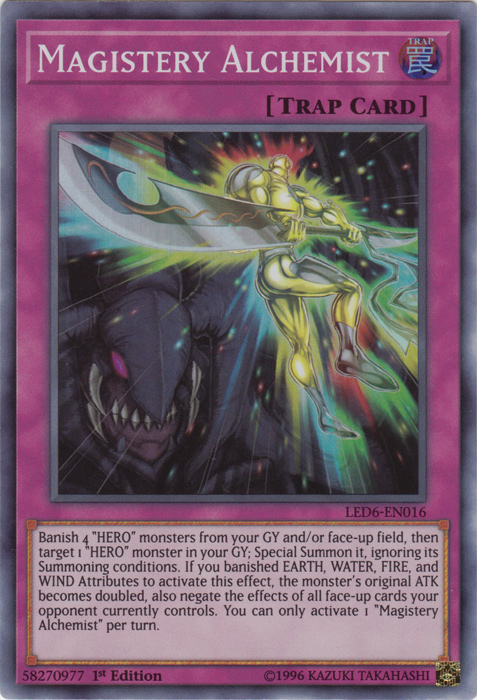 Magistery Alchemist [LED6-EN016] Super Rare | Good Games Adelaide SA