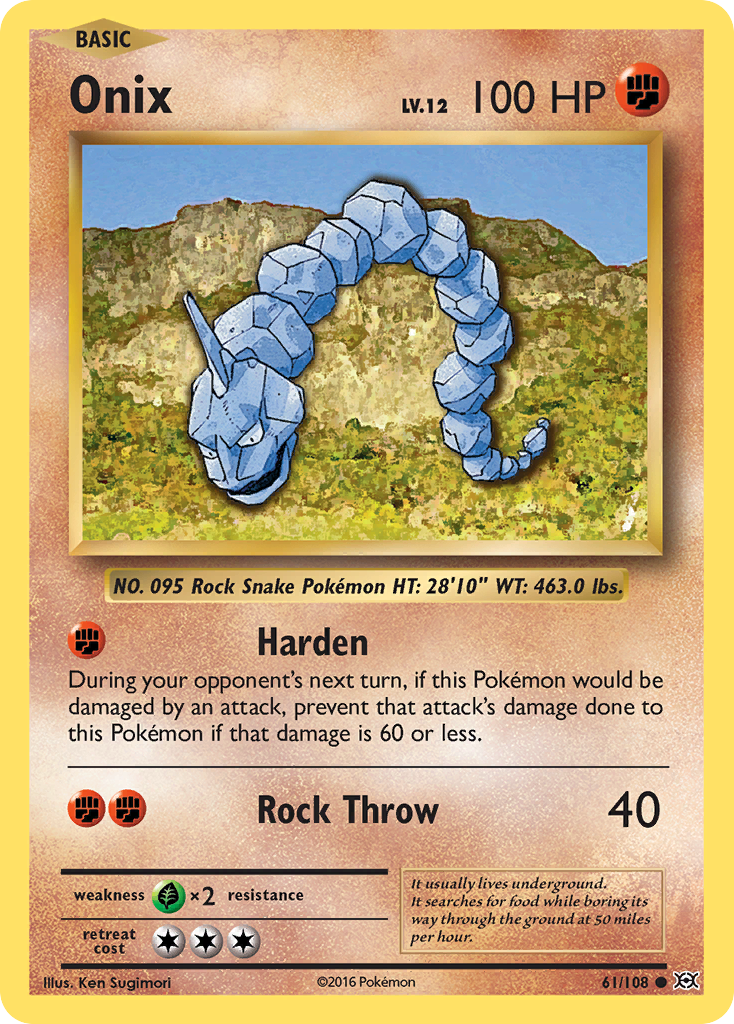 Onix (61/108) [XY: Evolutions] | Good Games Adelaide SA