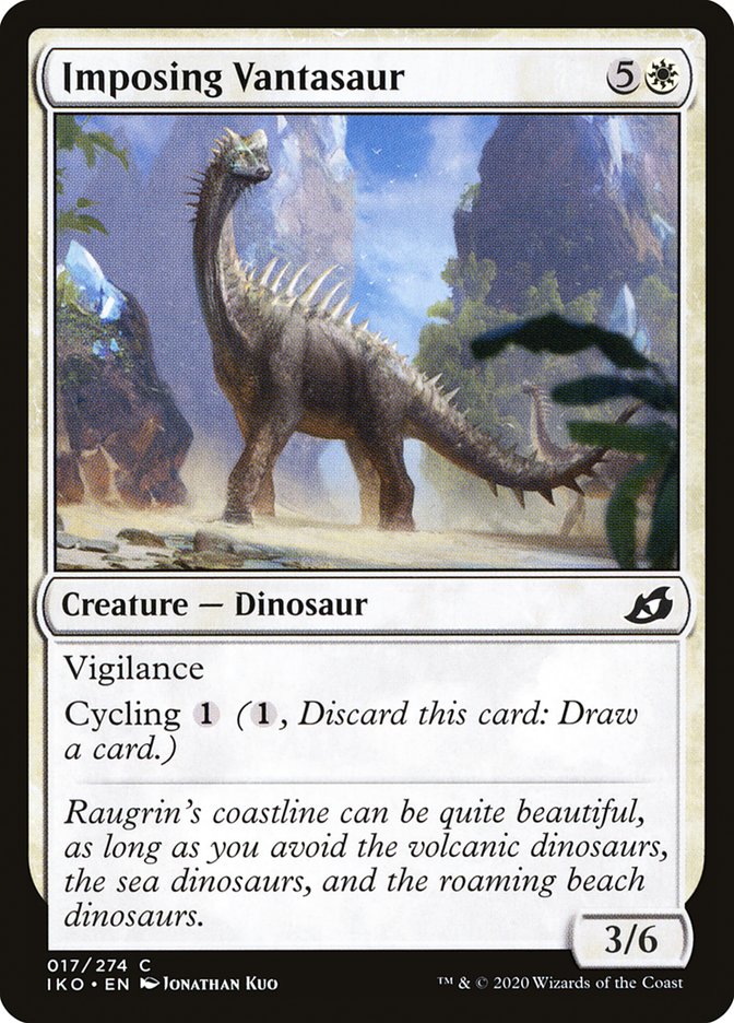 Imposing Vantasaur 17 (Ikoria: Lair of Behemoths)  - Foil | Good Games Adelaide SA