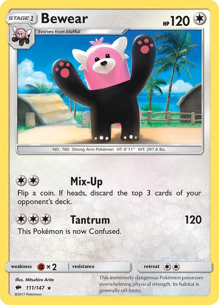 Bewear 111/147 (SM - Burning Shadows)  | Good Games Adelaide SA