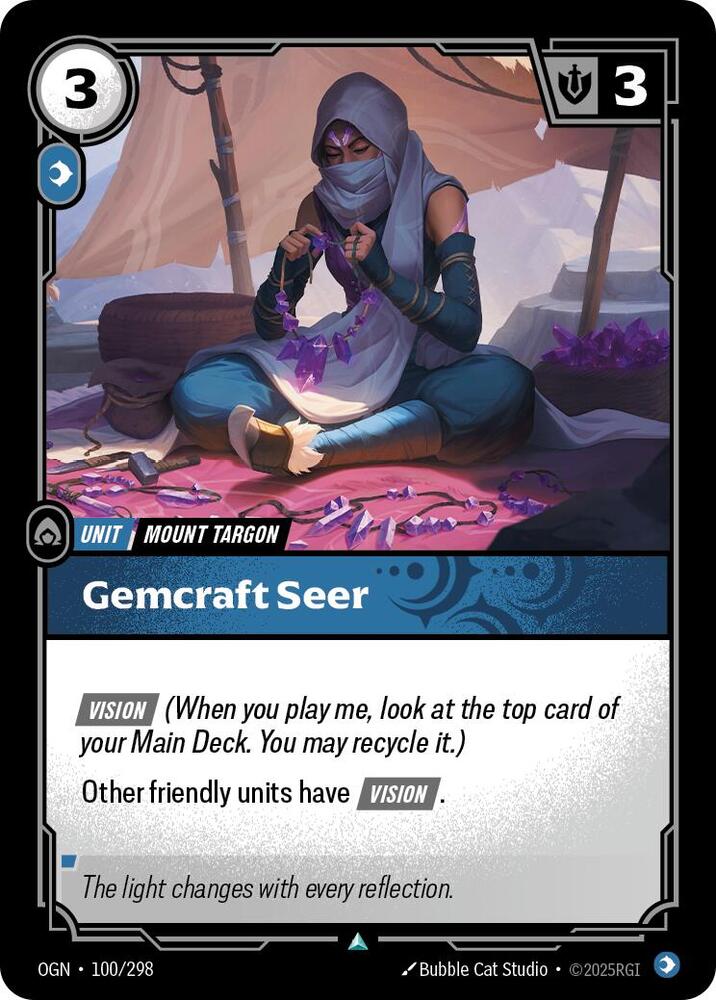 Gemcraft Seer 100/298 (Origins)  | Good Games Adelaide SA