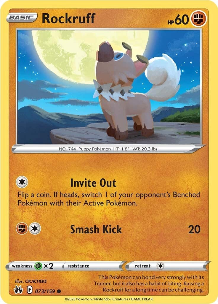Rockruff (073/159) [Sword & Shield: Crown Zenith] | Good Games Adelaide SA
