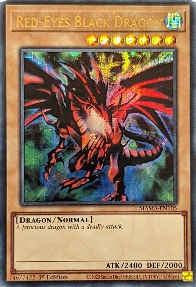 Red-Eyes Black Dragon [MAMA-EN105] Ultra Pharaoh's Rare | Good Games Adelaide SA