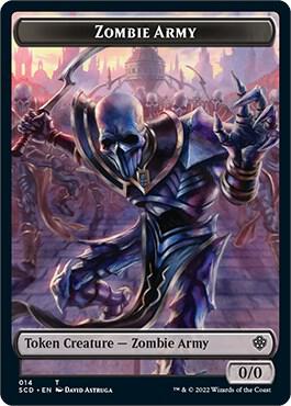Zombie Army Double Sided Token 15 (Starter Commander Decks)  | Good Games Adelaide SA