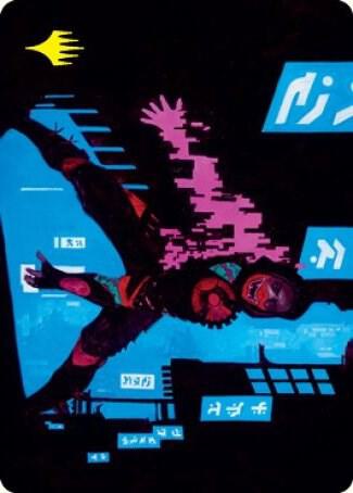 Return to Action Art Card Gold Stamped Signature 12 (Art Series: Kamigawa: Neon Dynasty)  | Good Games Adelaide SA
