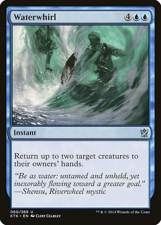 Waterwhirl 60 (Khans of Tarkir)  - Foil | Good Games Adelaide SA